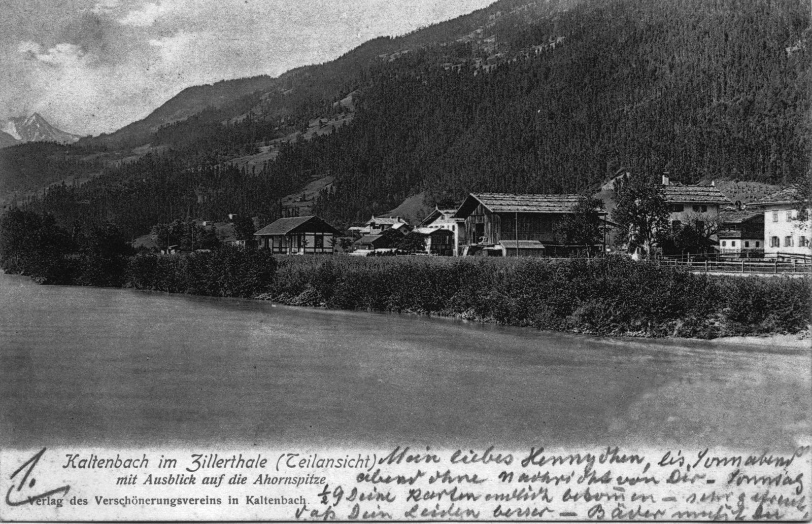 Kaltenbach mit Ahornspitze